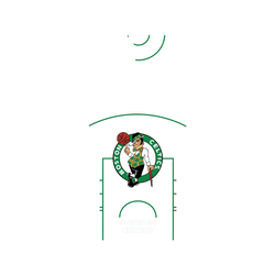 Galaxy S24 FE Clear Case (MagSafe 兼容)  NBA 球場系列-波士頓塞爾提克 Boston Celtics - Court