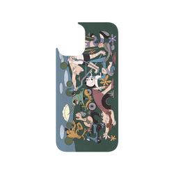 iPhone 16 Plus Clear Case（MagSafe 兼容 & 相機按鈕） Incrediville 怪奇事物所 公園裡的格爾尼卡