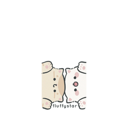 iPhone 17 Clear (MagSafe 兼容 & 相機按鈕)  flyffustar 毛絨絨星人 BoboNini打招呼