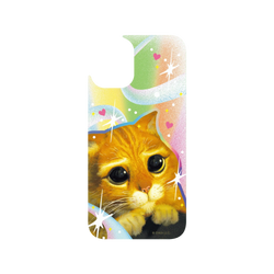 犀牛盾Clear (MagSafe 兼容 & 相機按鈕)防摔背蓋手機殼 - iPhone 16 Plus - 【聯名設計款】 - Shrek - 炙熱的眼神-鞋貓