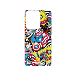 犀牛盾SolidSuit手機殼 - Samsung Galaxy S20 Ultra (4G/5G) - 【聯名設計款】 - 迪士尼-漫威 Marvel - 美國隊長-漫畫風格