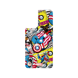 犀牛盾SolidSuit手機殼 - Samsung Galaxy S21+ - 【聯名設計款】 - 迪士尼-漫威 Marvel - 美國隊長-漫畫風格