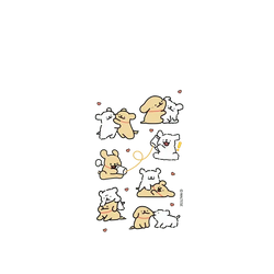 Pixel 11 SolidX  線條小狗 相愛相殺的日常