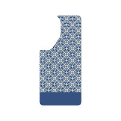 Galaxy S26 Clear Case (MagSafe 兼容)  老屋顏 經典鐵窗花 - 藍