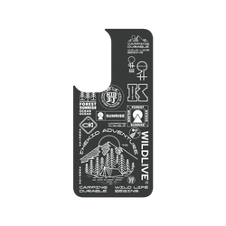 Galaxy S24 FE Clear Case (MagSafe 兼容)  KID KID野人2023 視覺合集