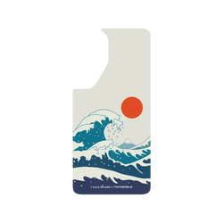 犀牛盾SolidX手機殼 - Samsung Galaxy S26 FE - 【聯名設計款】 - I Love Doodle - Cat Landscape - Waves