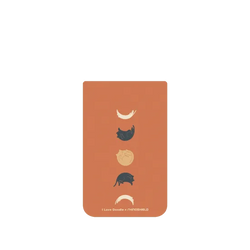 犀牛盾SolidX手機殼 - Google Pixel 11 - 【聯名設計款】 - I Love Doodle - Cat Landscape - Cat Phases Orange 貓咪月象-橘