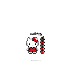 Galaxy S26 Ultra Clear Case (MagSafe 兼容)  Hello Kitty Pixel Art