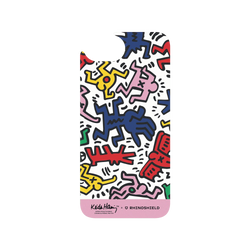 犀牛盾Clear (MagSafe 兼容)防摔背蓋手機殼 - iPhone 17e - 【聯名設計款】 - Keith Haring - Icons