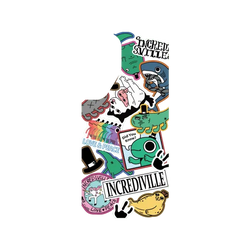犀牛盾SolidX手機殼 - Samsung Galaxy S26 FE - 【聯名設計款】 - 怪奇事物所 Incrediville - 怪奇貼紙簿