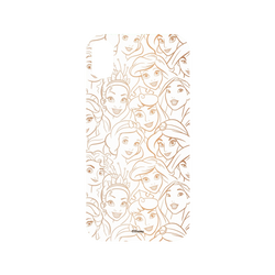 iPhone XR Mod NX Backplate  迪士尼公主系列 Pattern系列-迪士尼公主 線稿