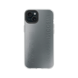 犀牛盾Clear (MagSafe 兼容)防摔背蓋手機殼 - iPhone 15 Plus - 【聯名設計款】 - WISDOM - SILVER TAG