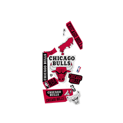 Galaxy S26 Ultra Clear Case (MagSafe 兼容)  NBA 拼貼系列-芝加哥公牛 Chicago Bulls - Collage