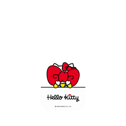 iPhone 16 Pro Max Clear Case（MagSafe 兼容 & 相機按鈕）  Hello Kitty 遮臉系列-大大蝴蝶結