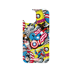 犀牛盾Clear Case防摔背蓋手機殼 - iPhone 12/12 Pro - 【聯名設計款】 - 迪士尼-漫威 Marvel - 美國隊長-漫畫風格