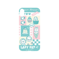 iPhone XS Mod NX Backplate  懶散兔與啾先生 粉嫩夏日