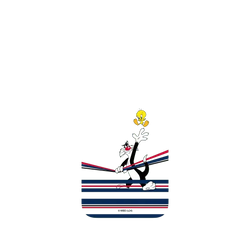 iPhone 18 Pro Max Mod NX -邊框背蓋組合 (相機按鈕)  Looney Tunes 線條系列-崔弟與傻大貓