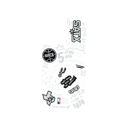 iPhone 13 Pro Clear Case (MagSafe 兼容)  NBA 塗鴉系列-聖安東尼奧馬刺 San Antonio Spurs - Graffiti