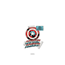 犀牛盾Clear 防摔背蓋手機殼 - iPhone 17e - 【聯名設計款】 - 迪士尼-漫威 Marvel - 漫威系列 - 美國隊長 – 復古盾牌