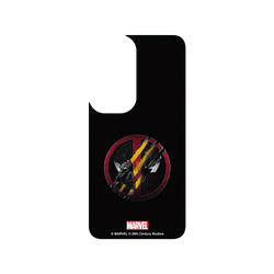 犀牛盾SolidSuit手機殼 - Samsung Galaxy S23 - 【聯名設計款】 - 迪士尼-漫威 Marvel - 死侍與金鋼狼-Logo