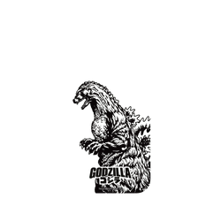 犀牛盾SolidSuit手機殼 - iPhone 14 Pro - 【聯名設計款】 - 哥吉拉 Godzilla - 哥吉拉素描