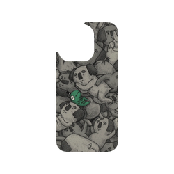 犀牛盾Clear Case防摔背蓋手機殼 - iPhone 15 Pro - 【聯名設計款】 - 怪奇事物所 Incrediville - 無尾懶熊密集恐懼症