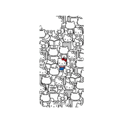 iPhone 16e Clear Case (MagSafe 兼容)  Hello Kitty 遮臉系列-猜猜我是誰?