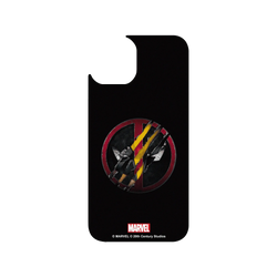 犀牛盾Clear Case防摔背蓋手機殼 - iPhone 14 - 【聯名設計款】 - 迪士尼-漫威 Marvel - 死侍與金鋼狼-Logo