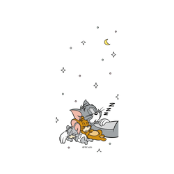 iPhone 17e Clear (MagSafe 兼容)  Tom and Jerry 睡覺好夥伴