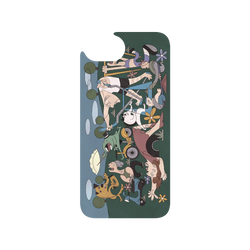 iPhone 17e Clear Case (MagSafe 兼容) Incrediville 怪奇事物所 公園裡的格爾尼卡