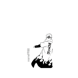 Samsung Galaxy S26 犀牛盾AirX聯名設計款防摔背蓋手機殼 火影忍者 Naruto - 素描系列-波風湊