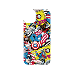 犀牛盾SolidSuit手機殼 - iPhone 11 - 【聯名設計款】 - 迪士尼-漫威 Marvel - 美國隊長-漫畫風格