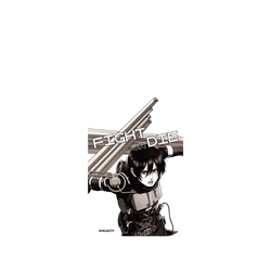 iPhone 17 SolidX  進擊的巨人 Attack on Titan 米卡莎 (灰階)