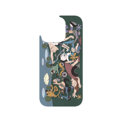 iPhone 16 Pro Clear Case（MagSafe 兼容 & 相機按鈕） Incrediville 怪奇事物所 公園裡的格爾尼卡