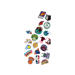 犀牛盾Clear Case防摔背蓋手機殼 - Samsung Galaxy S24 FE - 【聯名設計款】 - NBA - Hardwood classics Logos