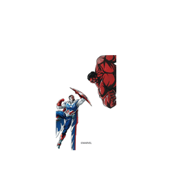 犀牛盾SolidSuit手機殼 - Google Pixel 8 Pro - 【聯名設計款】 - 迪士尼-漫威 Marvel - 漫威系列 - 美國隊長 – 翱翔天際