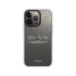 犀牛盾Clear Case防摔背蓋手機殼 - iPhone 13 Pro - 【聯名設計款】 - WISDOM - WISESILVER