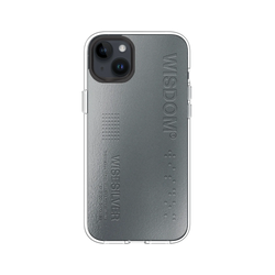犀牛盾Clear (MagSafe 兼容)防摔背蓋手機殼 - iPhone 14 Plus - 【聯名設計款】 - WISDOM - SILVER TAG