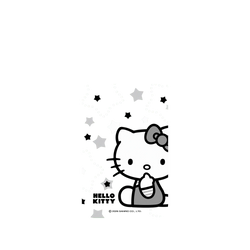 iPhone 17 Pro Max Clear Case（相機按鈕）  Hello Kitty 簡約系列-星光閃爍