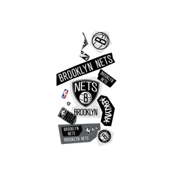 Galaxy A56 Clear Case (MagSafe 兼容)  NBA 拼貼系列-布魯克林籃網 Brooklyn Nets - Collage
