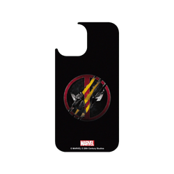 犀牛盾Clear Case防摔背蓋手機殼 - iPhone 12/12 Pro - 【聯名設計款】 - 迪士尼-漫威 Marvel - 死侍與金鋼狼-Logo