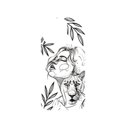 犀牛盾Mod NX手機殼 - iPhone 15 Pro - 【聯名設計款】 - MYMY REVERZ TATTOO - BANDIA