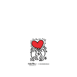 犀牛盾SolidSuit手機殼 - iPhone 17e - 【聯名設計款】 - Keith Haring - 愛心