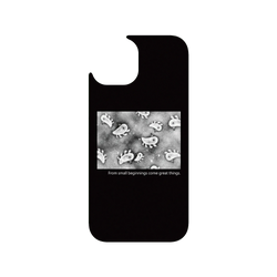 犀牛盾Clear Case防摔背蓋手機殼 - iPhone 15 - 【聯名設計款】 - 怪奇事物所 Incrediville - 所長細胞群_黑
