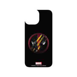 犀牛盾SolidSuit手機殼 - iPhone 13 mini - 【聯名設計款】 - 迪士尼-漫威 Marvel - 死侍與金鋼狼-Logo