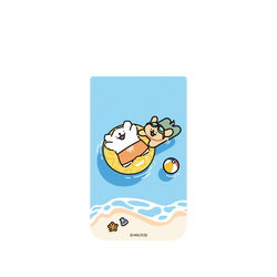 iPhone Air Clear Case（相機按鈕）  線條小狗 我要去海邊