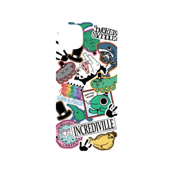犀牛盾Mod NX手機殼 - iPhone 15 Plus - 【聯名設計款】 - 怪奇事物所 Incrediville - 怪奇貼紙簿
