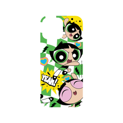 犀牛盾Mod NX (MagSafe 兼容)手機殼 - iPhone 16 Pro Max - The Powerpuff Girls - 毛毛 - 可愛格紋款