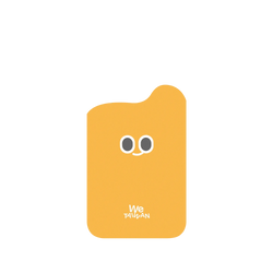 犀牛盾Clear (MagSafe 兼容)防摔背蓋手機殼 - iPhone 13 Pro - 【獨家設計款】 - a-We佇遮！(黃)