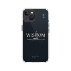 犀牛盾Clear Case防摔背蓋手機殼 - iPhone 13 - 【聯名設計款】 - WISDOM - WISESILVER